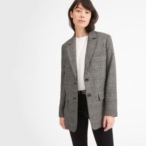 Everlane Plaid Oversized Blazer